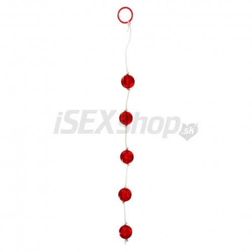 Seven Creations Anal Beads Large červené