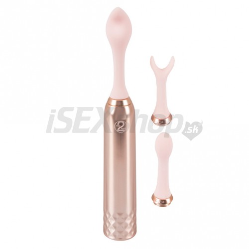 Couples Choice - rechargeable, clitoral vibrator set 3 parts