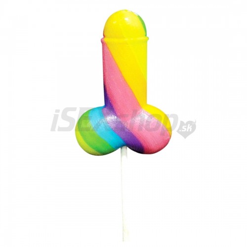 Lízatko penis farebné