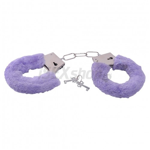 Furry Handcuffs Purple
