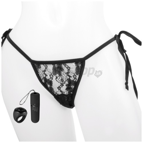 the Screaming O Charged Remote Control Panty Vibe Black