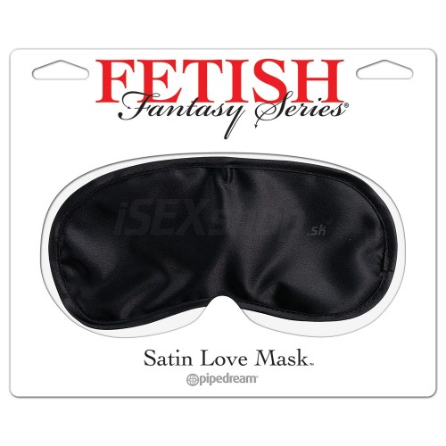 Fetish fantasy maska na oči Satin čierna