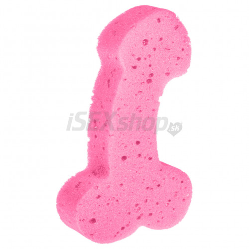 Špongia na sprchovanie penis ružová
